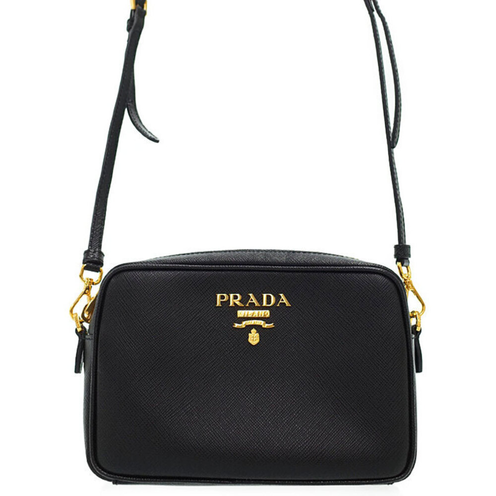 Prada Saffiano Camera Crossbody Bag black